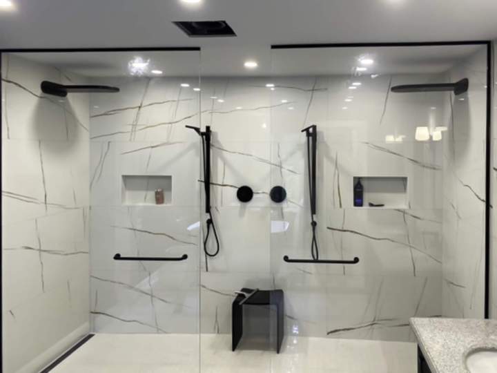 Installation vitre de douche sur mesure Montréal